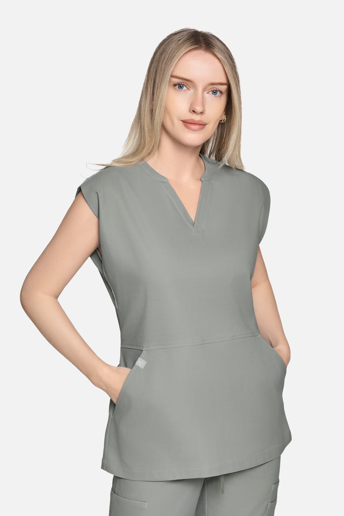 Fiona Sleeveless Scrub Top